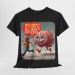 Off TV - classic t-shirt - Intelligence Is Chasing Me, But I Am Much Faster! 