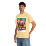 Jurassic Park - cool t-shirt - Jurassic Pork - From Farm to Fossil! 