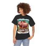 Jurassic Park - t-shirt - Jurassic Pork - From Farm to Fossil! 