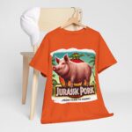 Jurassic Park - fan t-shirt - Jurassic Pork - From Farm to Fossil! 