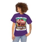 Jurassic Park - popular t-shirt - Jurassic Pork - From Farm to Fossil! 