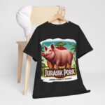 Jurassic Park - cool t-shirt - Jurassic Pork - From Farm to Fossil! 