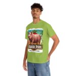 Jurassic Park - stylish t-shirt - Jurassic Pork - From Farm to Fossil! 