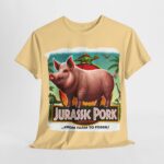 Jurassic Park - collector’s t-shirt - Jurassic Pork - From Farm to Fossil! 