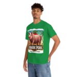 Jurassic Park - stylish t-shirt - Jurassic Pork - From Farm to Fossil! 