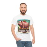 Jurassic Park - graphic t-shirt - Jurassic Pork - From Farm to Fossil! 