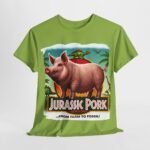 Jurassic Park - fan t-shirt - Jurassic Pork - From Farm to Fossil! 