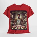 Breaking Bad - cotton t-shirt - Baking Bad - When Cupcakes Go Rogue, and the Flour Cartel Rises. 