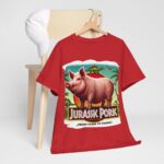 Jurassic Park - t-shirt - Jurassic Pork - From Farm to Fossil! 