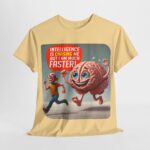 Off TV - cotton t-shirt - Intelligence Is Chasing Me, But I Am Much Faster! 