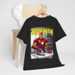 Iron Man - cotton t-shirt - Iron Man - The Superhero of Laundry Day 