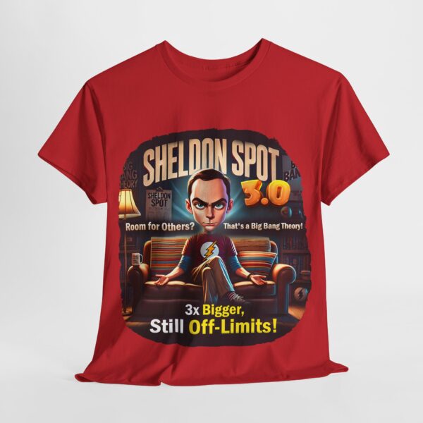 The Big Bang Theory - collector’s t-shirt - Sheldon Spot 3.0 - 3 Times Bigger, Still Off Limits!