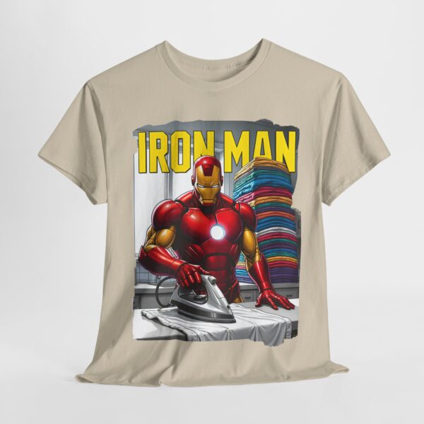 Iron Man - trendy t-shirt - Iron Man - The Superhero of Laundry Day