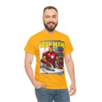 Iron Man - cotton t-shirt - Iron Man - The Superhero of Laundry Day 