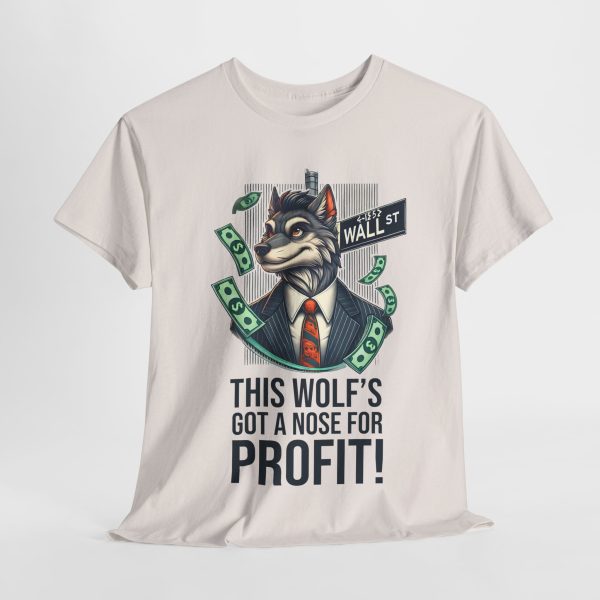 The Wolf of Wall Street - trendy t-shirt - This Wolf’s Got a Nose for Profit!